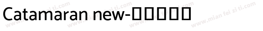 Catamaran new字体转换
